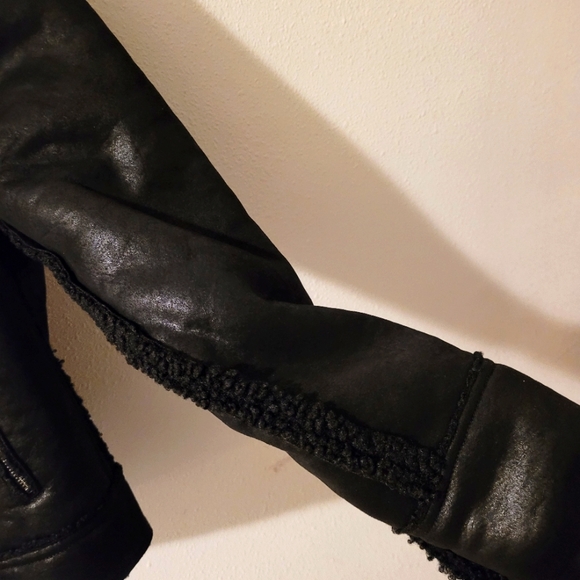 NWT Marrakech Women's Marissa Sherpa Fully Lined Moto/Bikers Jacket Size Small - Picture 16 of 16